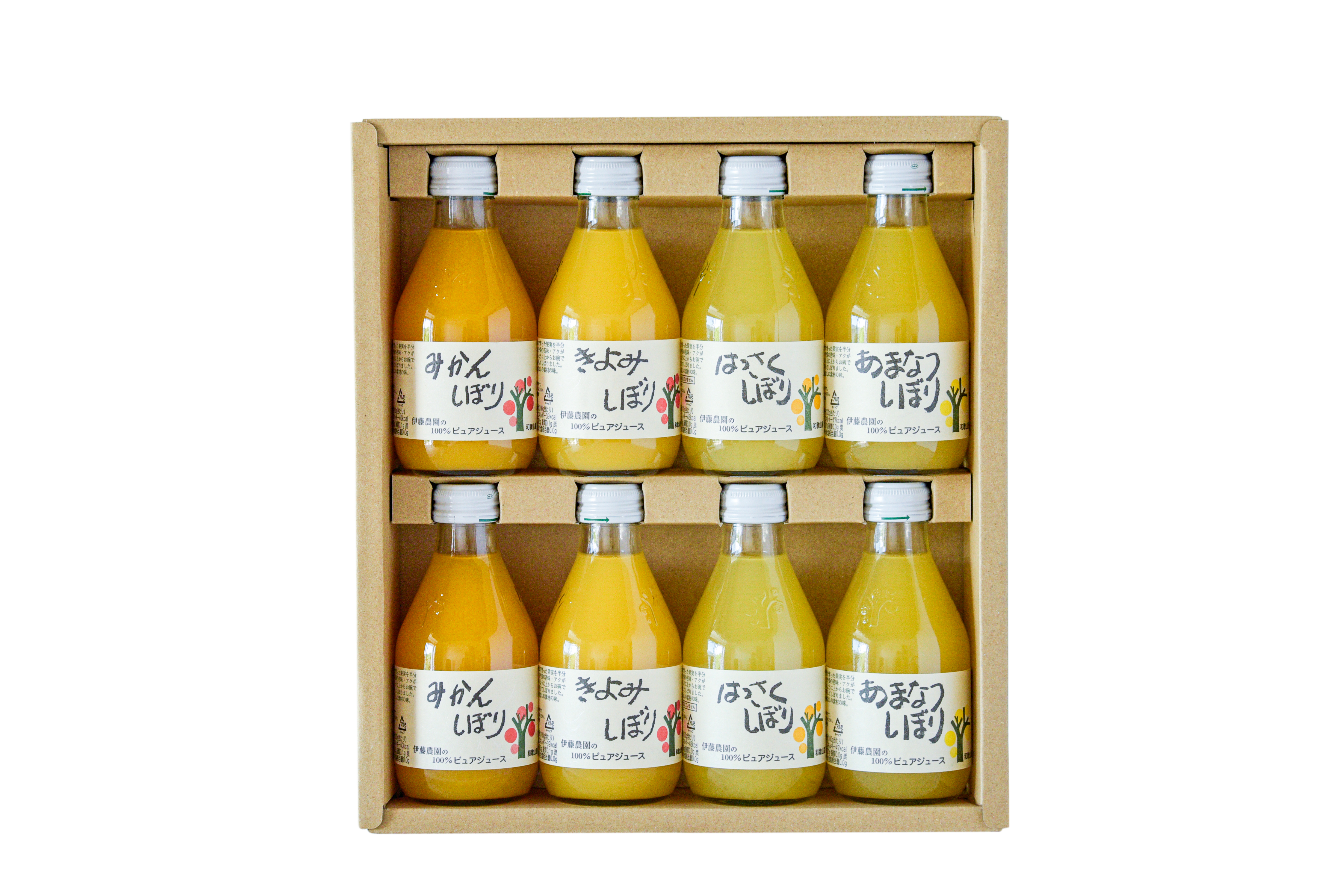 100%ピュアジュース180ml×8本1