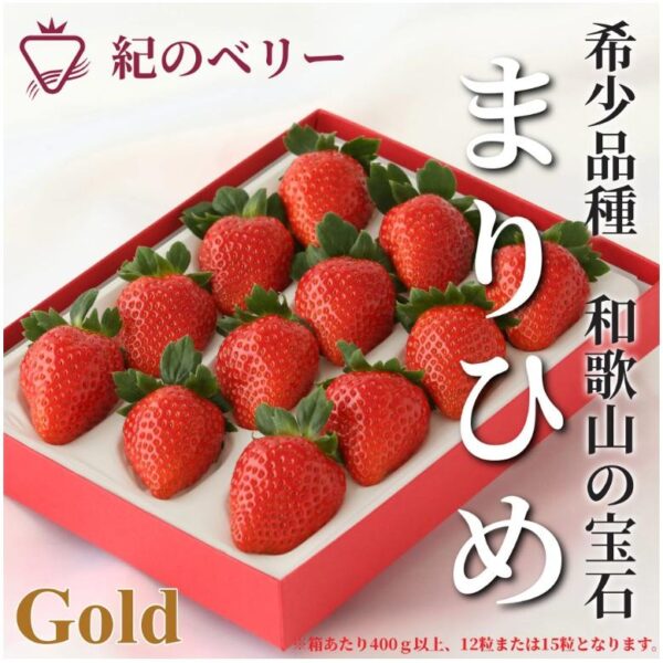 【産地から直送】まりひめ ギフト用 400g×1箱 和歌山県産 いちご 紀のベリー