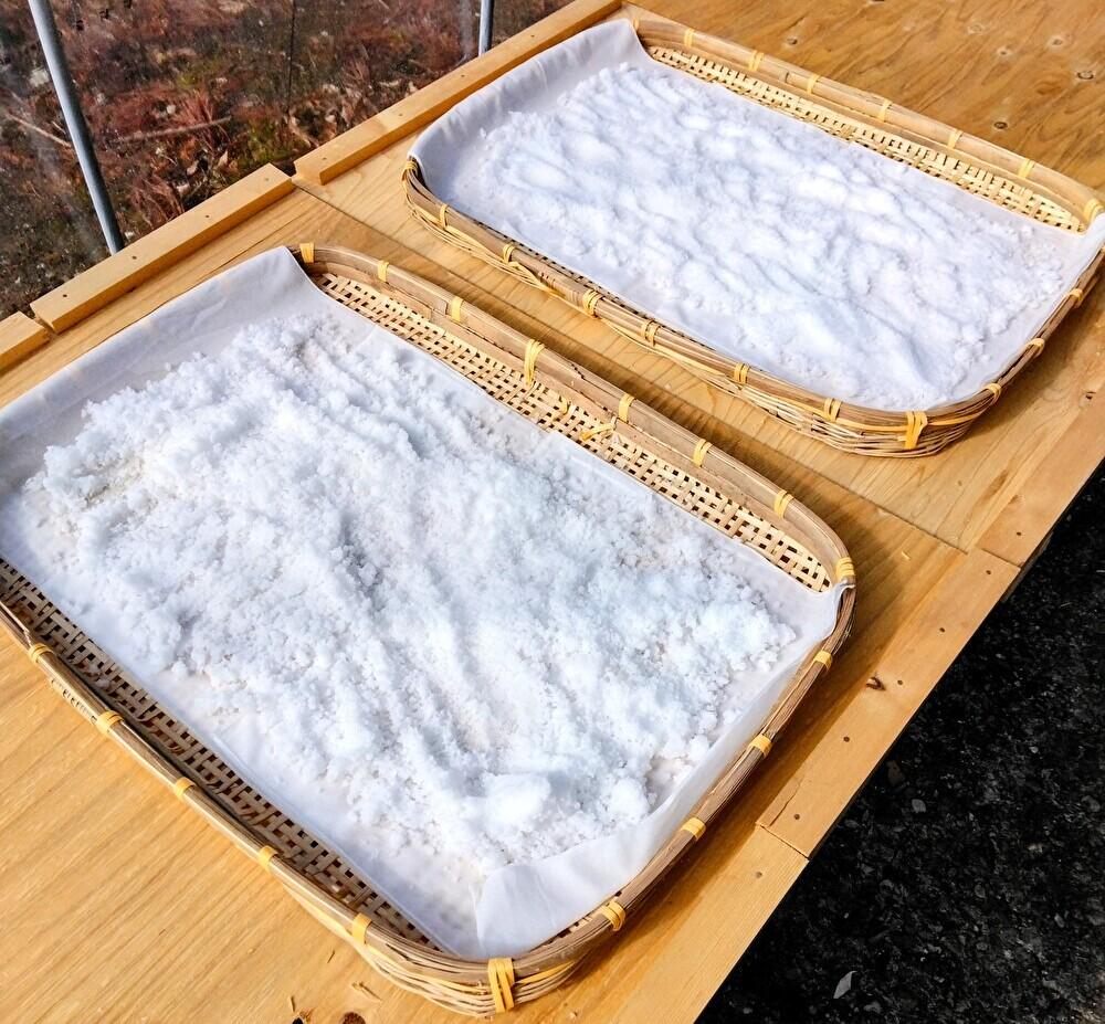 本州最南端からの贈り物　紀州天日塩・味わい比べ2種セット　100ｇ×2袋5